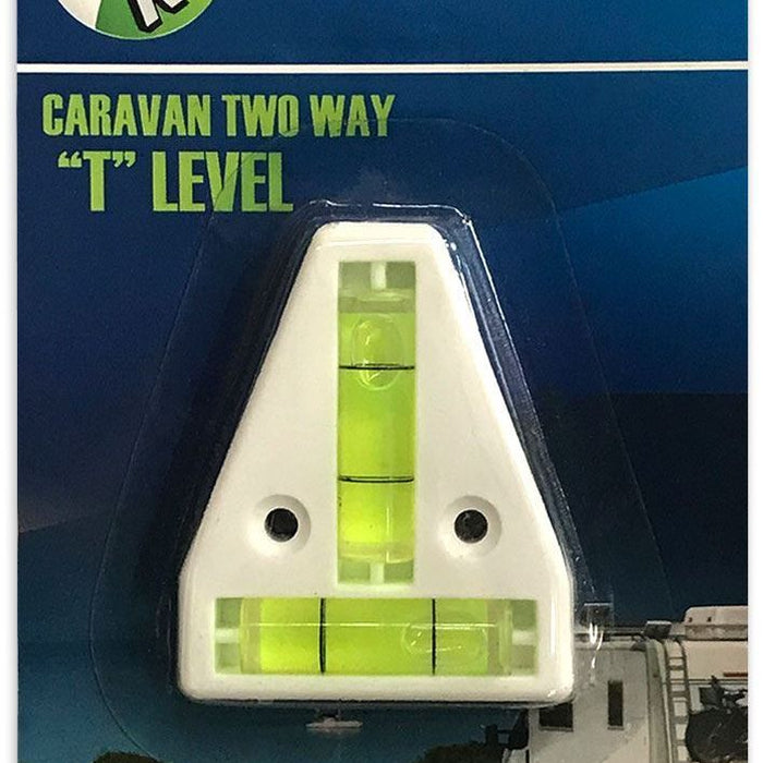On The Road RV Caravan Two‑Way T Level (Model 0220) – Compact Spirit Level for RVs