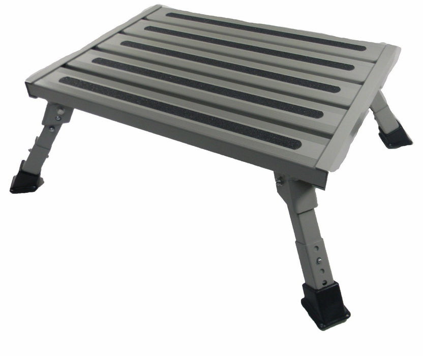 Heavy Duty Folding Step with Adjustable Legs