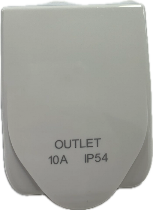 White 10A Power Outlet