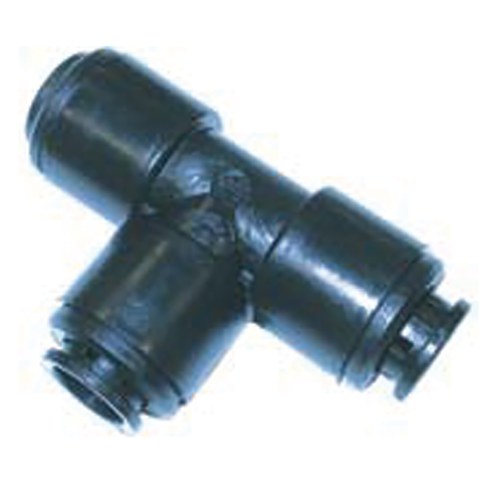 John Guest 12 mm Equal Tee Connector – Push-Fit Plumbing Splitter (PM0212E)