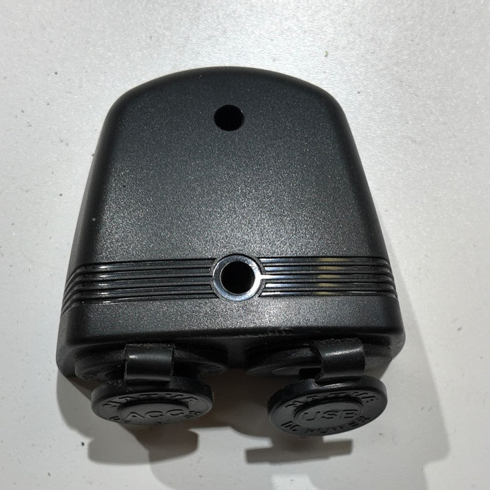 Surface Mount Twin Accessory Socket with Dual USB – Heavy-Duty 12V Power Outlet