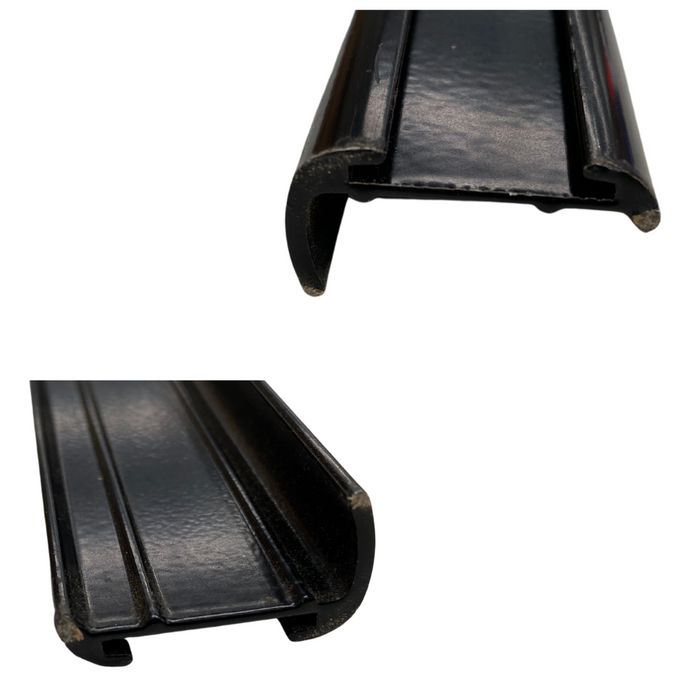 Truline Aluminium Black Narrow J‑Mould – 22 mm × 4.8 m Caravan Trim