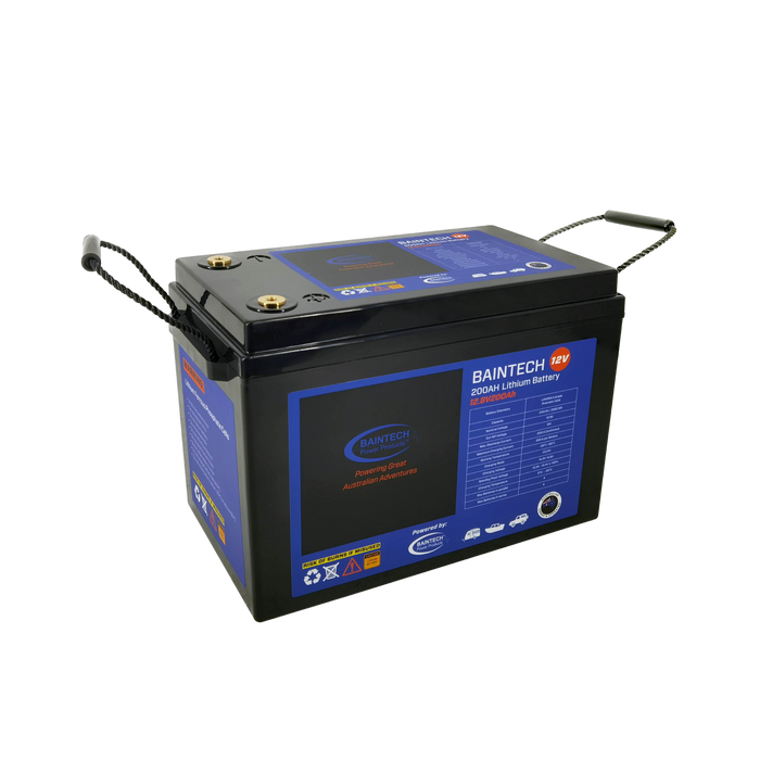 Baintech 200 Ah 12.8 V Lithium Battery – Bluetooth‑Enabled Deep‑Cycle Power
