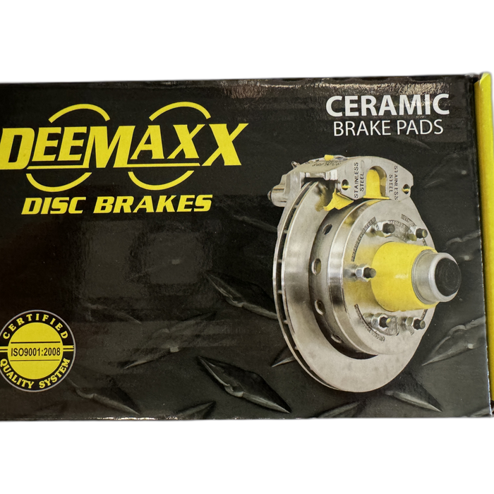 DeeMaxx Ceramic Disc Brake Pads – Pack of 4, Stainless-Backed for DeeMaxx/Kodiak Calipers