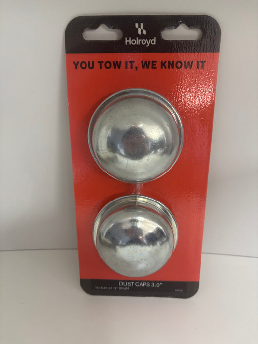 Holroyd 3‑Inch (76 mm) Trailer Hub Dust Cap – Heavy-Duty Grease Protector