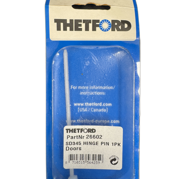 Thetford Hinge Pin for Service Door – Part 26602 for Doors 3, 4 & 5