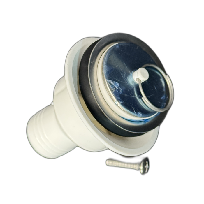 SMEV Plug & Waste Kit – 25 mm Drain, Straight or 90° Elbow (Includes Plug & Strainer)