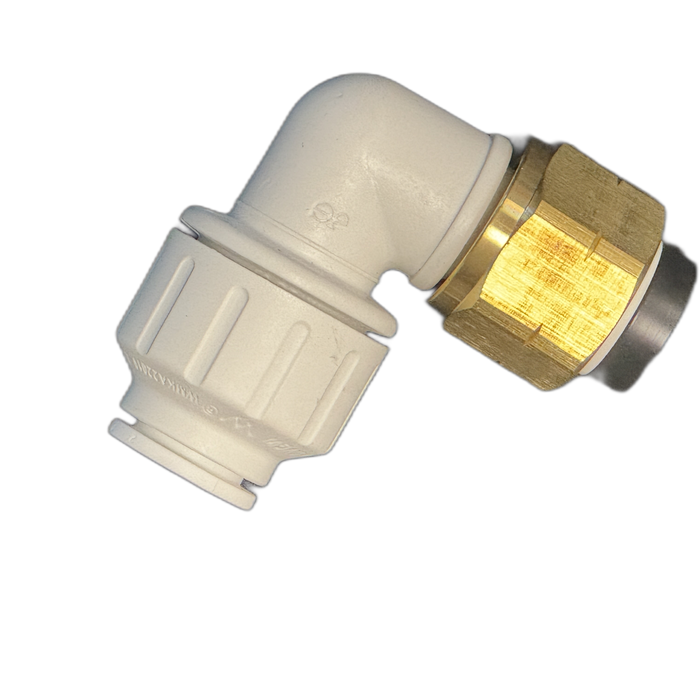Watermark Bent Tap Connector 12 mm → ½″ BSP Female – Push-On Plumbing Elbow