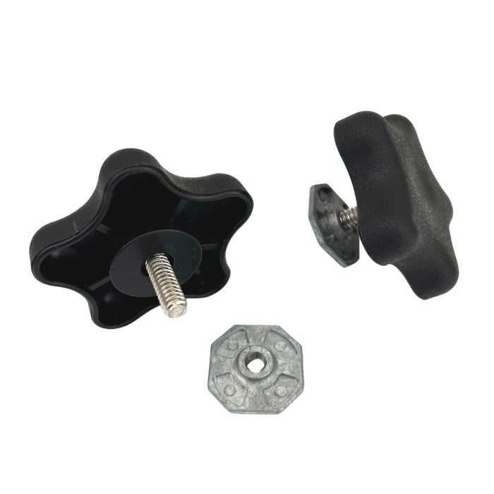 Carefree Brace Knob with Clamp (Pair) – Locks Brace Arm for Spirit FX, Fiesta & Simplicity Awnings