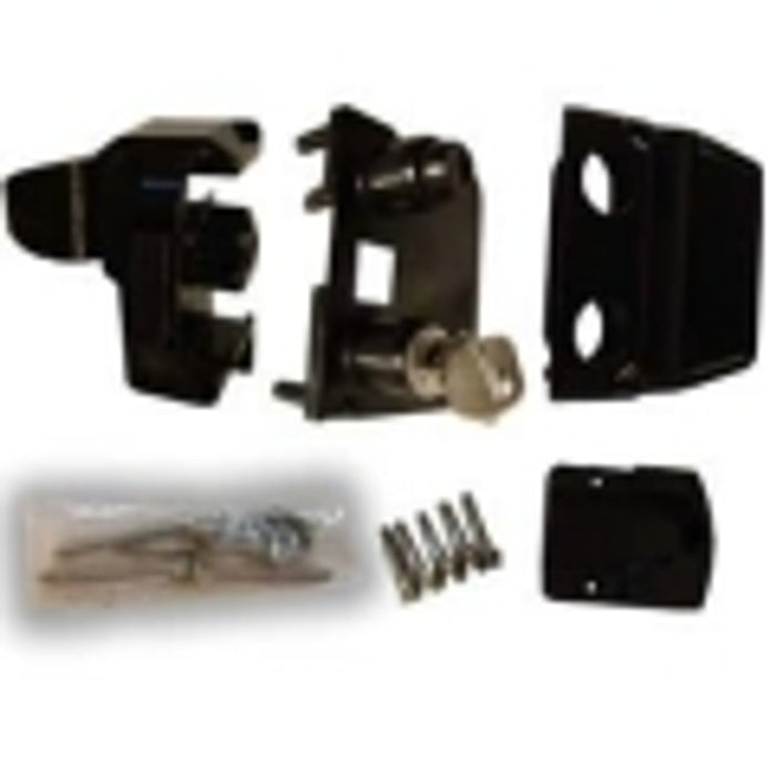 Tri Lock Assembly Complete – Black (Keyed Alike, Key No. 60064) for Access Door Security
