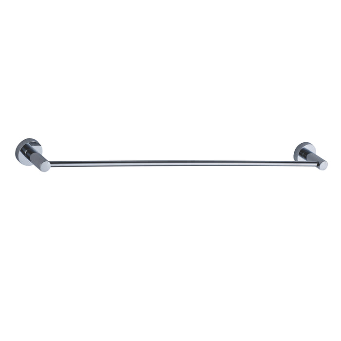 Estilo 600 mm Bella Chrome Single Towel Rail – Round‑End Wall Rail, 12‑Month Warranty