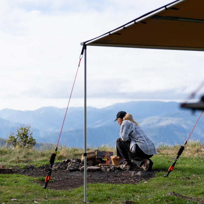 Tiegear STEADFAST Awning 2-Pack — Guy Ropes & Soft Springs with Gear Bag